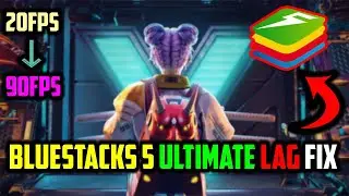 BLUESTACKS 5 ULTIMATE LAG FIX | 90FPS | LOW END PC 2022 | BEST SETTINGS⚙️
