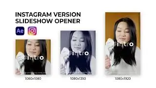 Slideshow Opener Instagram (After Effects templates)