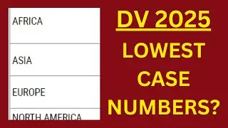 DV 2025 Lowest Case Numbers?