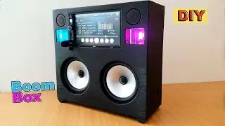 DIY: Portable MP4 Boombox Speaker Loud System