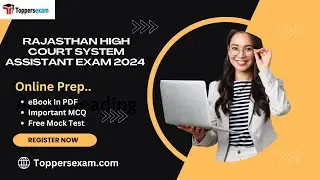 RAJASTHAN HIGH COURT SYSTEM ASSISTANT Mock Test Free 2024, Syllabus & Pattern 2024, Ebook in pdf