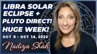 LIBRA SOLAR ECLIPSE + PLUTO DIRECT! HUGE WEEK! Oct8-14 2023 Astrology Horoscope