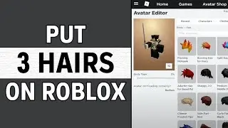 How To Put 3 Hairs on Roblox 2024 (EASY)