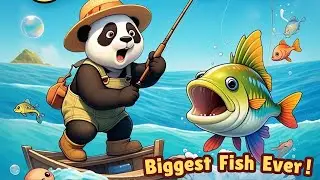 BabyBus Happy Fishing Adventure  🎣🐼| Fun Kids Cartoon & Learning Video 🎣🐠