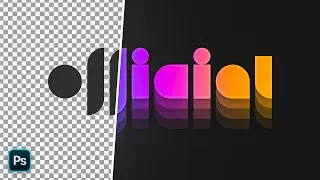 Stylish gradient text in Adobe Photoshop 🎨