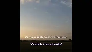 Unremarkable Sunset... Or is it?!