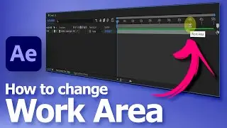After Effects How to Extend Work Area by increasing duration in composition setting