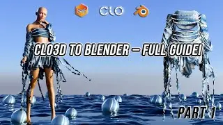 CLO3D to Blender Workflow – Design, Export & Render (Full Guide!) | Part 1- Clo3d Part