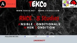 RHCE 8 - Studies part 10 -- Ansible Conditionals -- WHEN Condition