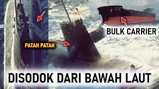 TABRAAKAN EPIC !! KAPAL CARGO DISODOK KAPAL SELAM JEPANG DARI BAWAH LAUT, ENDINGNYA AMSYONGG