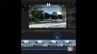 Final Cut Pro Shortcut | H | Hand Tool