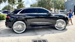 First in the World 2022 Audi Q8 on 30's Forgiato Wheels by C2C Customs