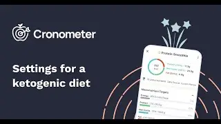 Cronometer Settings For A Ketogenic Diet