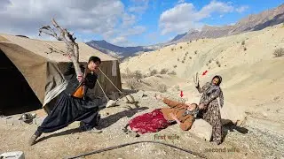 Family tension: the second wife's brutal attack on the pregnant first wife (husband's support)