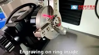 Enclosed type Laser Engraving Machine for Rings Outside and Inside Marking