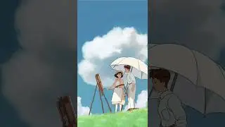 Рисую себя и мужа в скриншоте Гибли 💕 #Ghibli #гибли