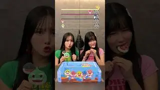 상어가족을 먹으면 목소리가 바뀌어요