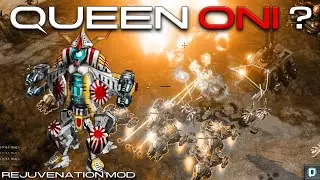Queen Oni | Rejuvenation mod, Red Alert 3 - 1v1 Vs Brutal AI, Skirmish Gameplay - 2022