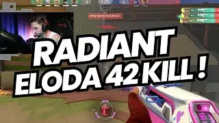 MUJ TOP 100 RADIANT ELODA 42 VURUYOR ! RADIANT ELODA TAŞIYAN CHAMBER VALORANT RANKED