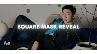 square mask reveal | after effects