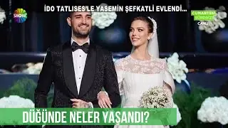İdo Tatlıses ve Yasemin Şefkatli'nin rüya gibi düğünü!