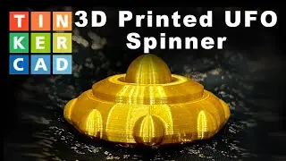 Design Your Own Spinning Fidget UFO in Tinkercad