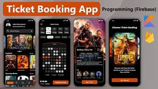 Ticket Booking app Android Studio Project (Firebase & Kotlin) android studio Koala