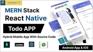 Build a Full-Stack React Native ToDo App | Node.js, Express, MongoDB, JWT Auth 🔐