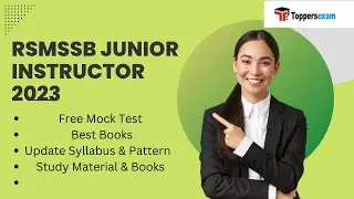 RSMSSB JUNIOR INSTRUCTOR Free Mock Test | Rsmssb Junior Instructor Best Books| Study Material & Book