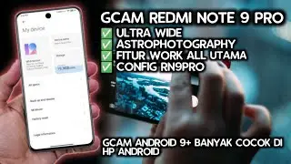 Gcam Miui 12 Redmi Note 9 Pro Urnyx v2.5 Ultra Wide, Astro, Config No Lag