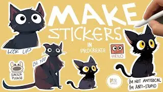 Making Stickers In Procreate, Is it Easy? (Tips for sticker making in procreate )