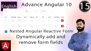 Dynamically Nested Angular Reactive Forms | Dynamically Add Or deleted Form Field in Angular 10
