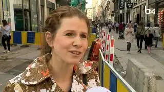 Bruxelles-Ville : les travaux de réaménagement de la rue Neuve ont commencé