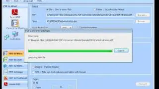 How to Convert PDF to Word, Excel, HTML, PostScript, Image, and Create PDF
