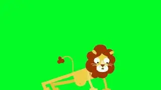 Lion Fitness Green Screen Animation Effect Video | Free Use (2021)