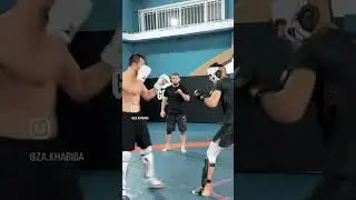 ￼ дружеский спарринг между  ислама Махачевам и Усманам Нурмагомедовам