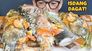 Isdang Dagat Paksiw sa Gata | Mukbang Asmr | Filipino Food Mukbang Philippines