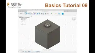 Fusion 360 Basics - Shell Modify Tool (Tutorial 09)