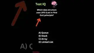 Which data structure uses LIFO Last In First Out principle?  
