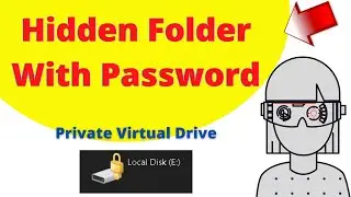 How to make Private Folder with Password  in PC without any software, private Virtual Drive, VHD,