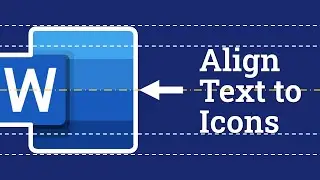 How to align text with icons in word (same row using raised fonts)