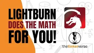 LightBurn Does Your Math Homework!  Quick Tip for using equations and conversions.