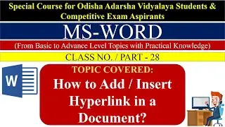 MS-WORD PART-28