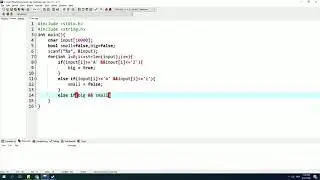 Character Checker | Language C