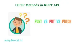HTTP Methods | POST vs PUT vs PATCH | why POST is not Idempotent | difference between PUT & PATCH