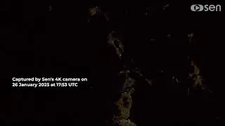 Istanbul, Turkey, filmed at night from space by Sen's 4K cameras on the ISS | Earth from space