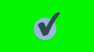 Tick Mark  Check Mark Chroma key effect  Green screen animation
