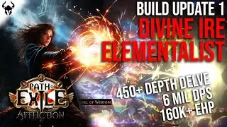 BIG LASERS!!! Divine Ire Elementalist Build - Update 1 | PoE 3.23 Affliction
