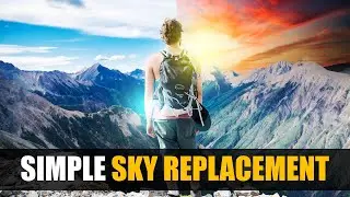 How to Replace Sky in Photoshop 2023 (FAST & EASY)