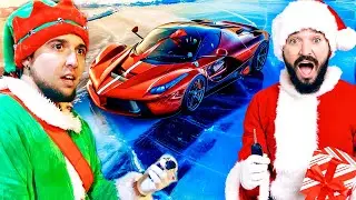 SURPRISING BEST FRIEND WITH DREAM CAR!! I Became Santa for 72 Hours...